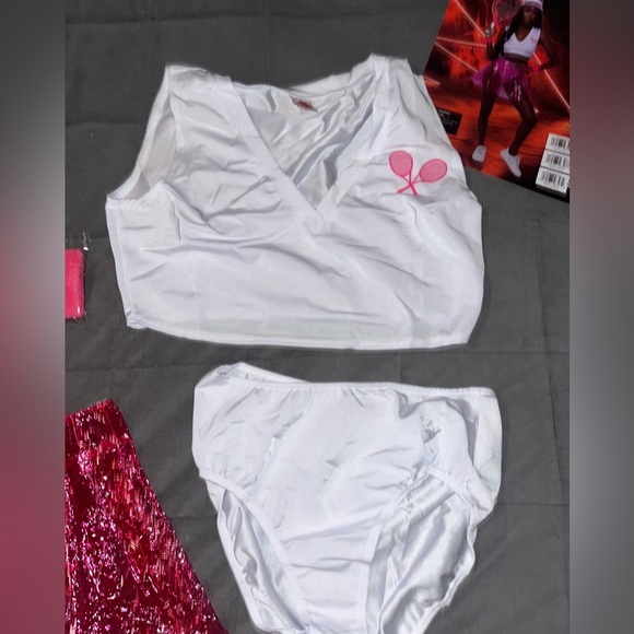 5PC TENNIS COURT HOTTIE Barbie Halloween costume - LARGE - Picture 2 of 10